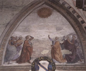 アウグストゥスとシビュラ・ルネッサンスの出会い フィレンツェ ドメニコ・ギルランダイオ Oil Paintings